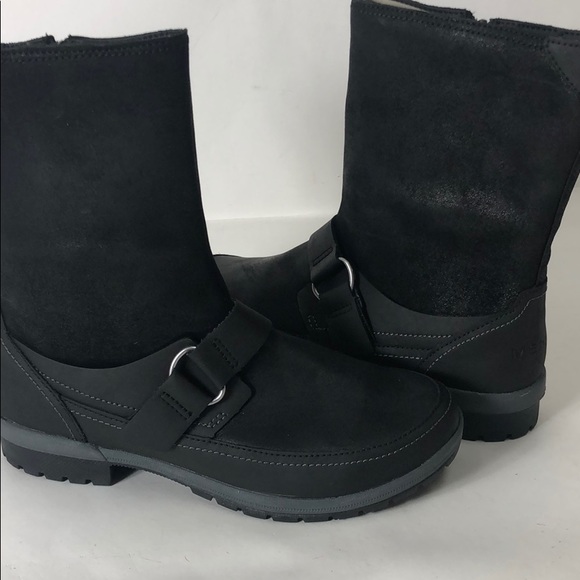 Merrell Boots Emery Buckle Booties Black New - Picture 3 of 8